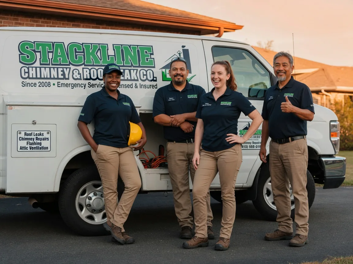 Chimney flashing repair company in Cedar Grove, NC